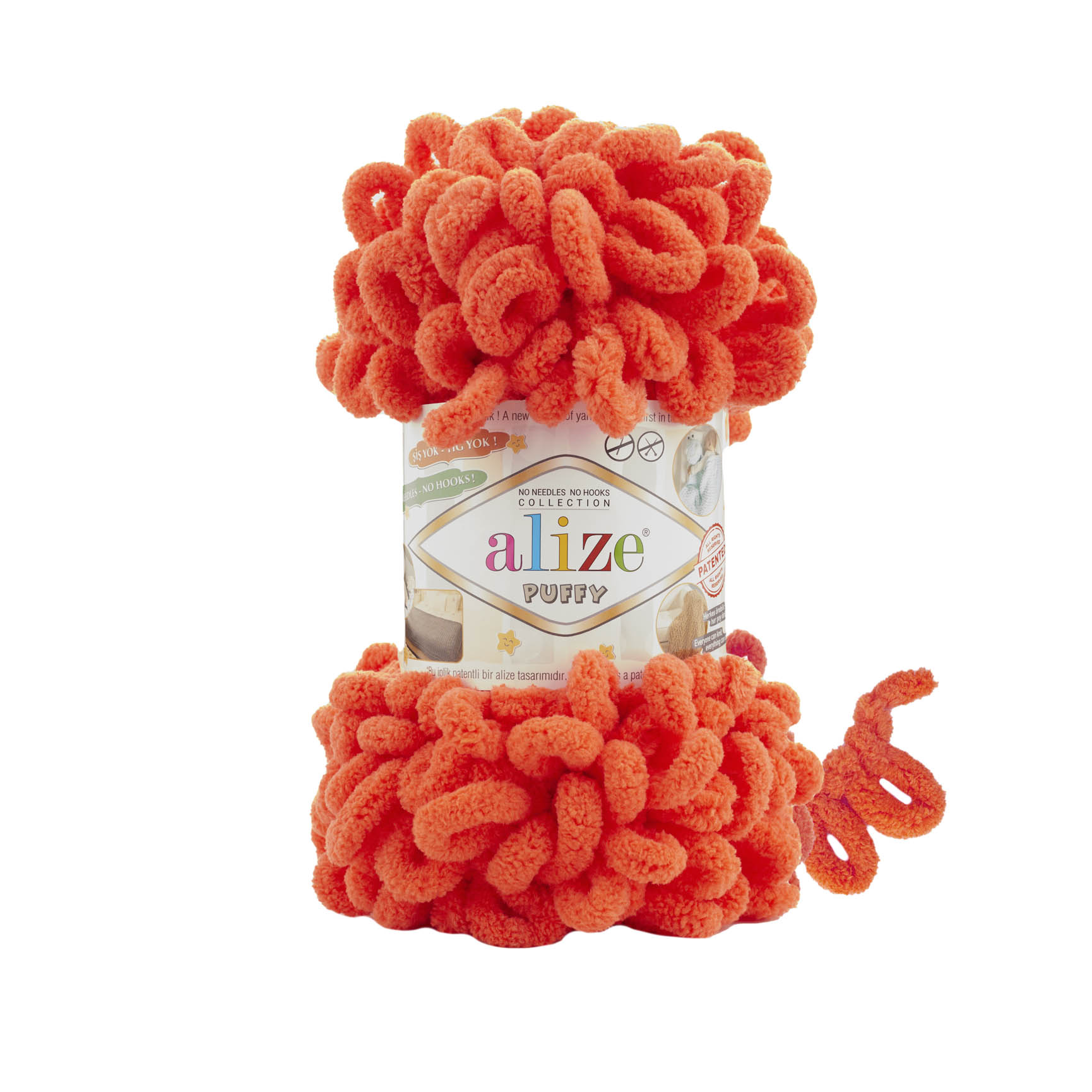 alize markasına ait 421 Nar Çiçeği kodlu puffy örgü ipi