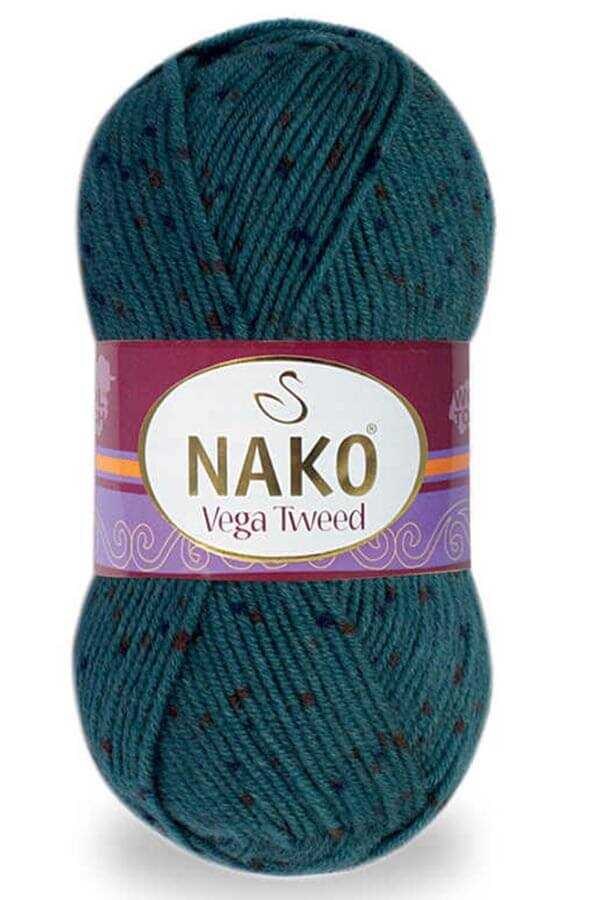 nako markasına ait 35037 kodlu vega tweed örgü ipi