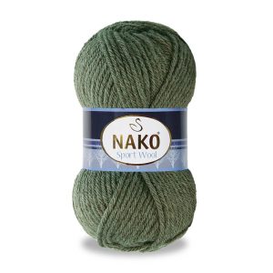 nako markasına ait 13993 Haki kodlu sport wool örgü ipi
