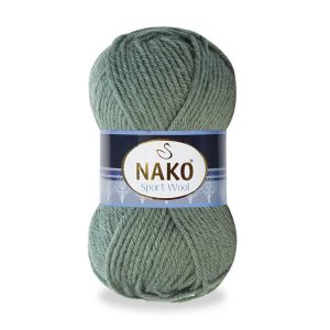 nako markasına ait 1631 Koyu Çağla kodlu sport wool örgü ipi